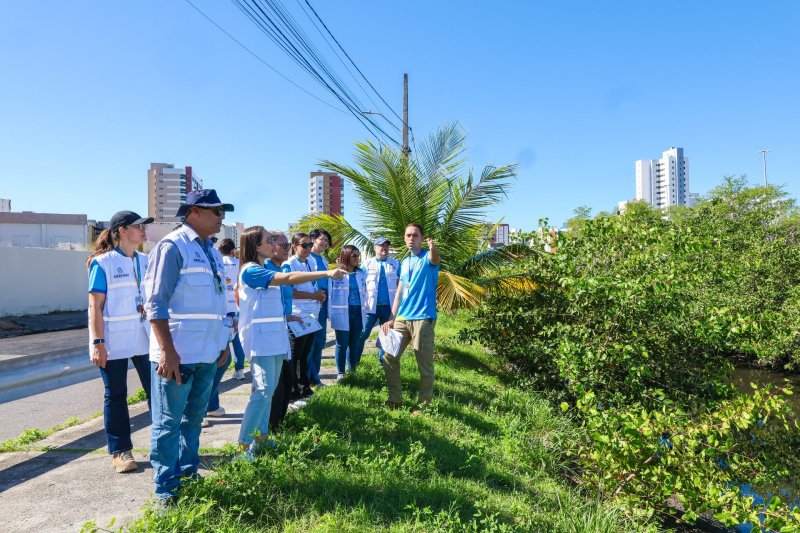 Além das discussões em ambiente técnico, o grupo gestor também iniciou visitas a diferentes áreas de Aracaju