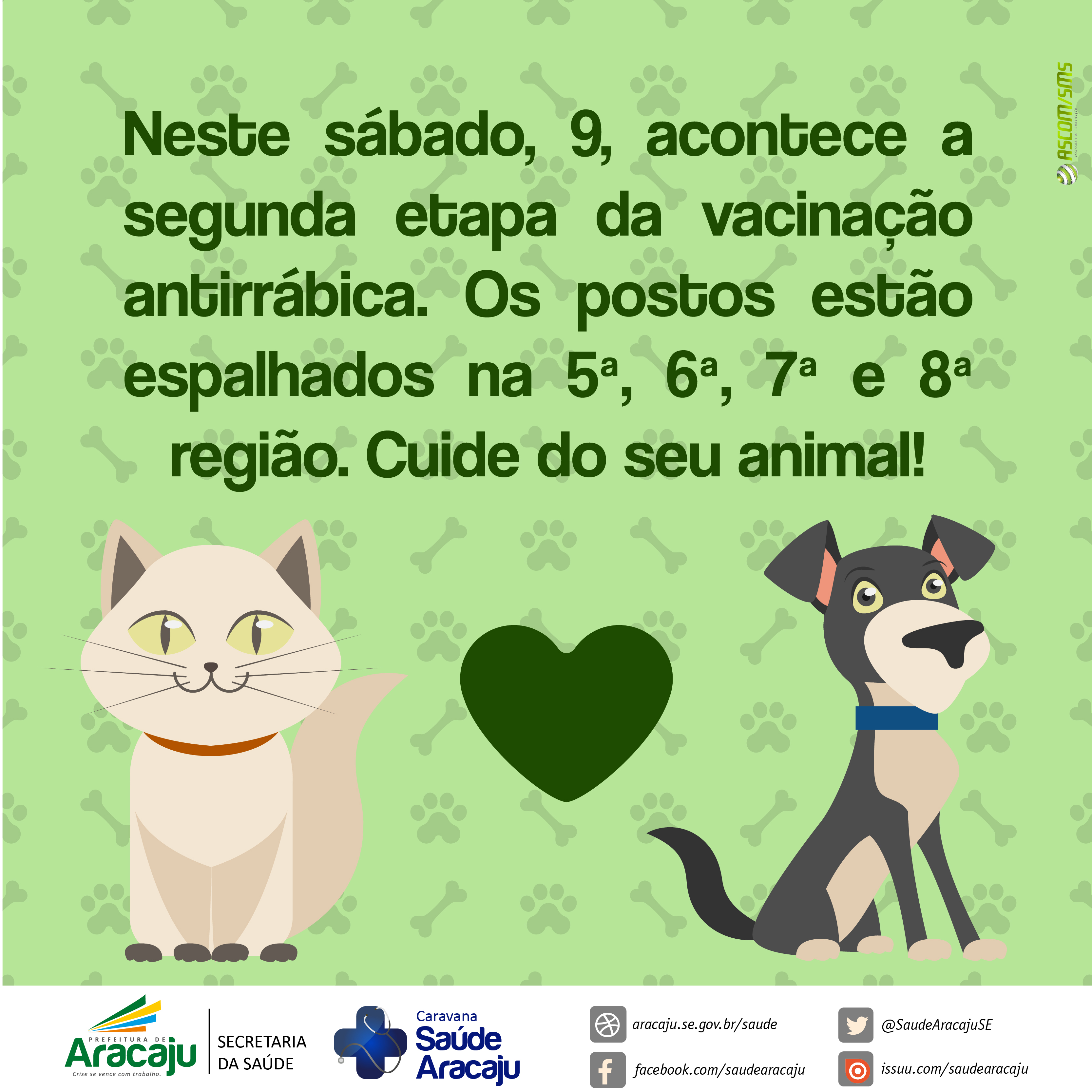 PMA realiza segunda etapa de Vacinação Antirrábica no próximo sábado ...