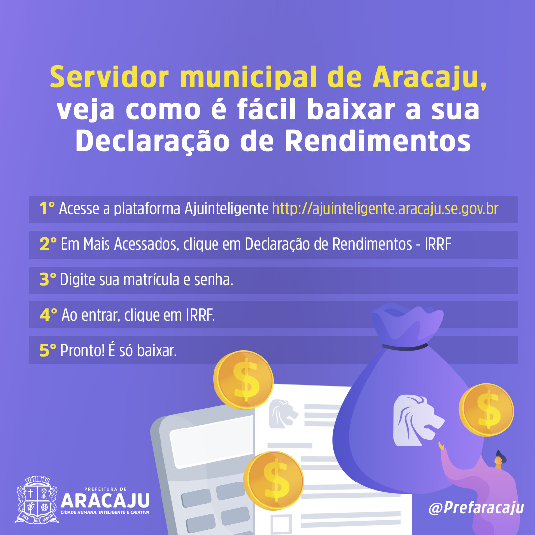 Servidores Podem Retirar Comprovante De Rendimentos Para IR Pelo 